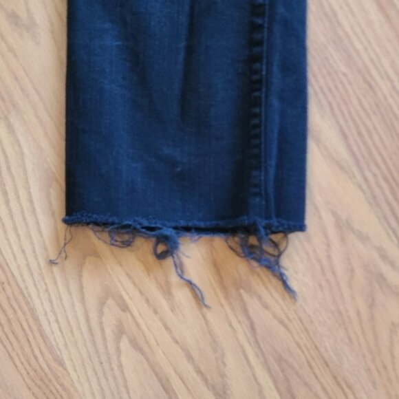 MOTHER THE HUSTLER PATCH POCKET ANKLE FRAY JEANS STRETCH DENIM NOT GUILTY sz 29 - Picture 7 of 10